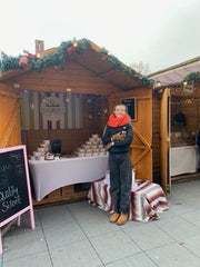 chocolate Christmas market stall