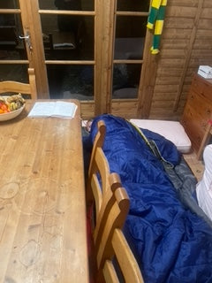 sleeping on the floor